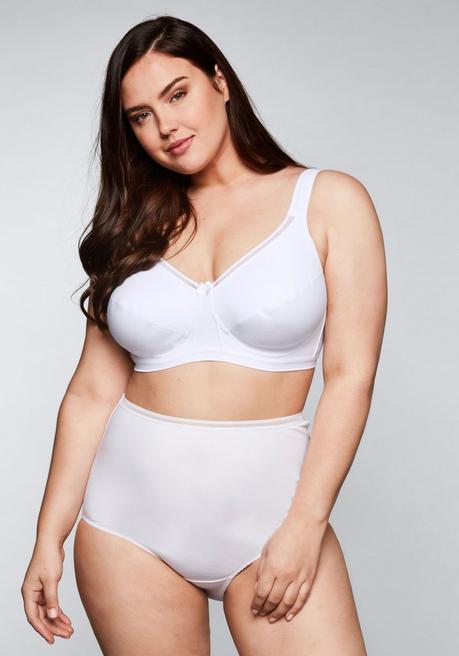 sheego Doppelpack BHs ohne Bügel - weiß sheego Black Friday