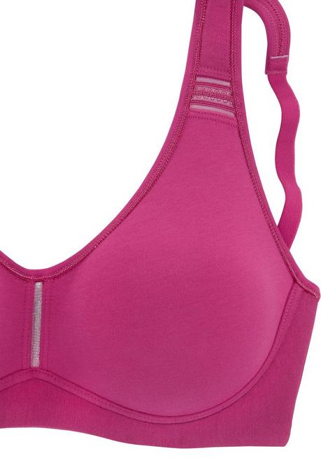 PETITE FLEUR Doppelpack T-Shirt-BHs - beere+weiß sheego Große Rabatte