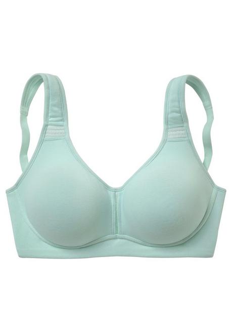 PETITE FLEUR Doppelpack T-Shirt-BHs - mint+weiß sheego Wochenangebot