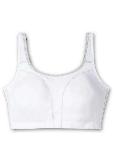 Susa Sport-BH mit zwei Tragevarianten - weiß-grau sheego Bis zu 60% Rabatt