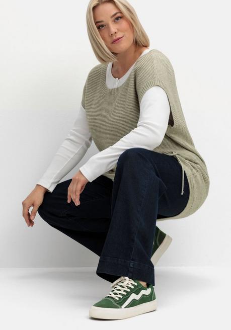 sheego Weite Jeans in Five-Pocket-Form - dark blue Denim sheego Limitierter Zeitrabatt