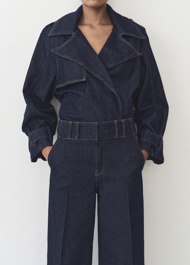 Mango High-Waist-Jeans mit weitem Bein Nur für heute
