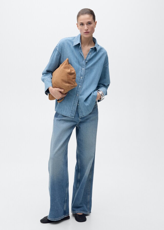 Mango Oversize-Denimhemd Rabatte dieses Monats