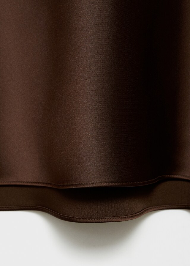 Mango Midirock mit Satin-Effekt Limitierter Zeitrabatt