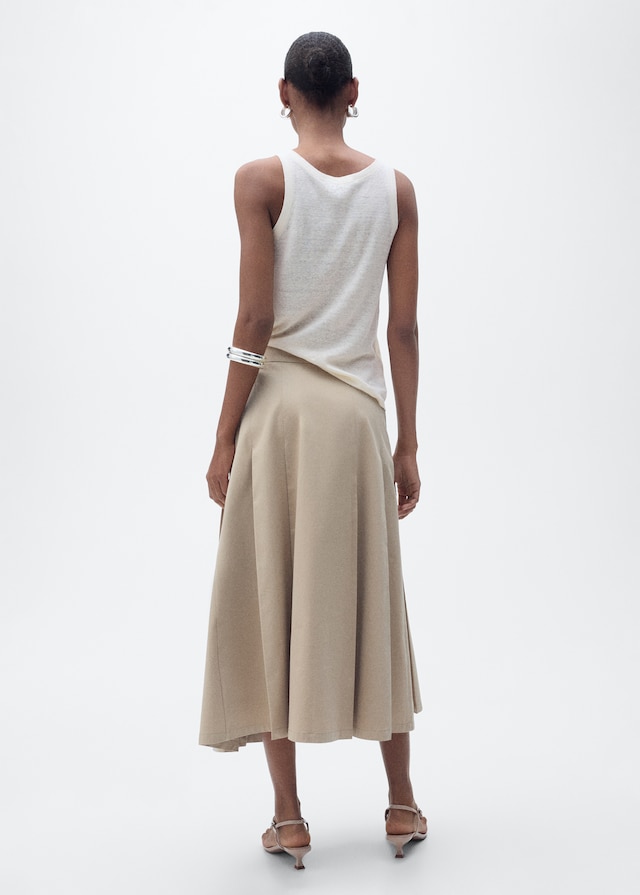 Mango Trägertop aus Leinen Online Shopping