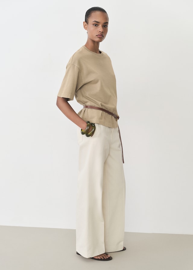 Mango Oversize Baumwoll-T-Shirt Vatertagsangebot
