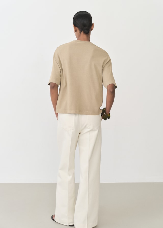 Mango Oversize Baumwoll-T-Shirt Vatertagsangebot