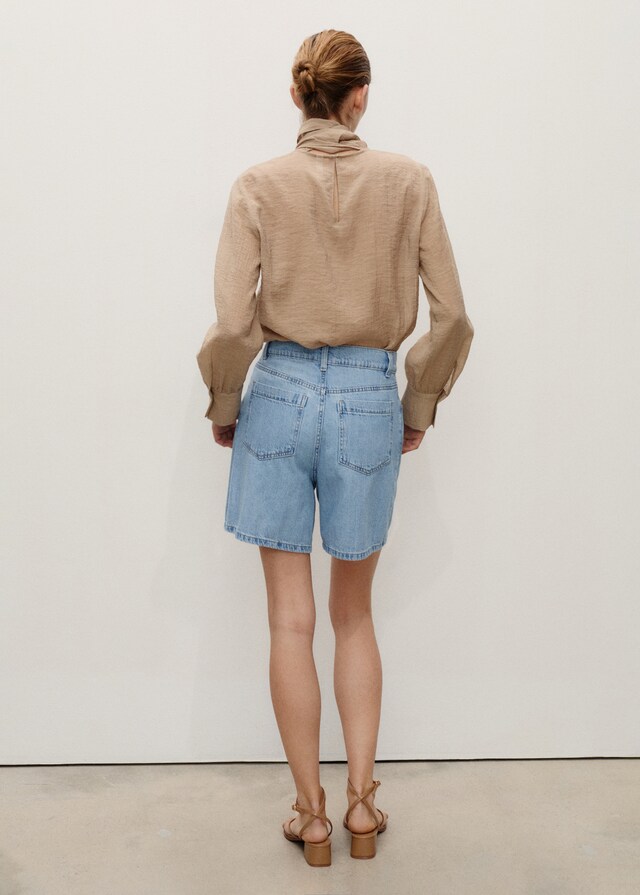 Mango Gerade Shorts mit Abnäher-Details Große Rabatte