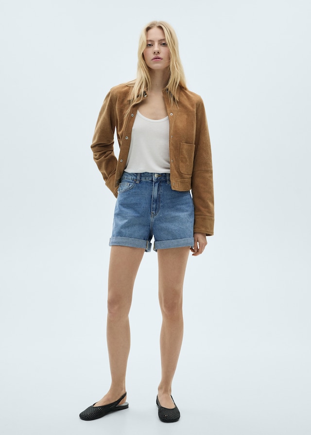 Mango Mom Fit-Jeans-Shorts Bestseller