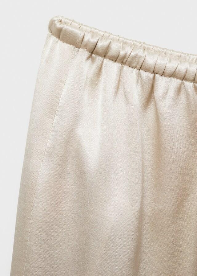 Mango Pyjamahose aus Seide Letzte 3 Tage