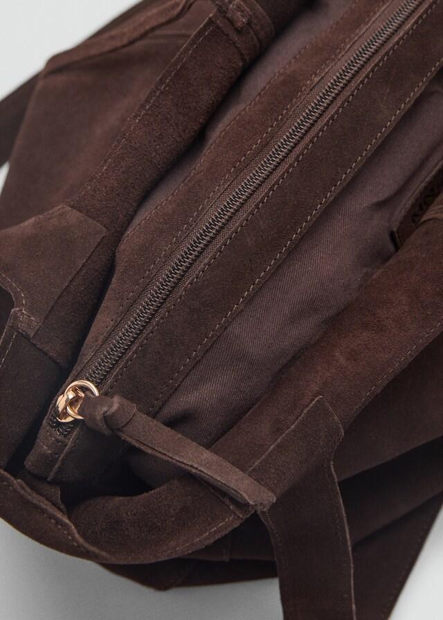 Mango Shopper-Bag aus Rauleder Bis zu 55% Rabatt