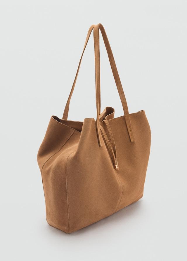 Mango Shopper-Bag aus Rauleder Discount Store für neue Produkte