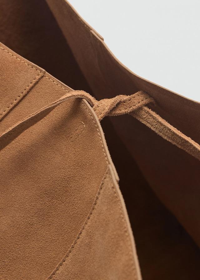 Mango Shopper-Bag aus Rauleder Discount Store für neue Produkte
