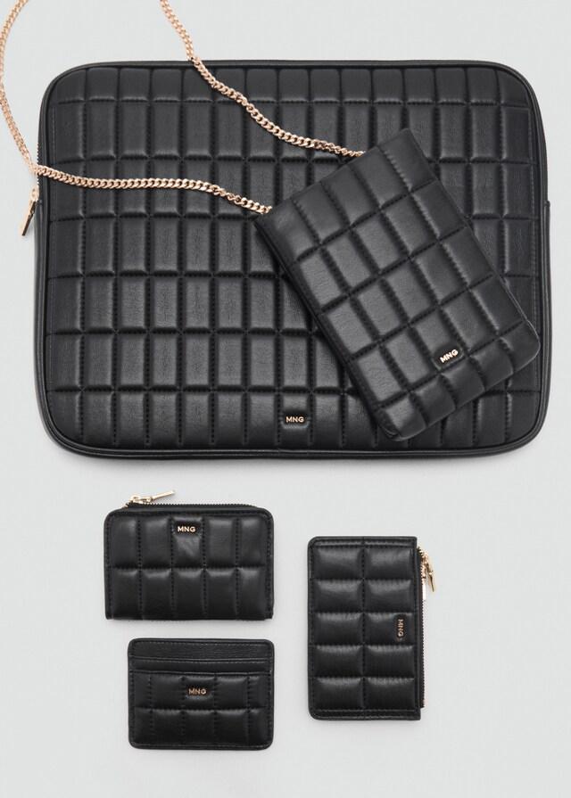 Mango Gesteppte Brieftasche mit Klappe Fabrik Onlineshop