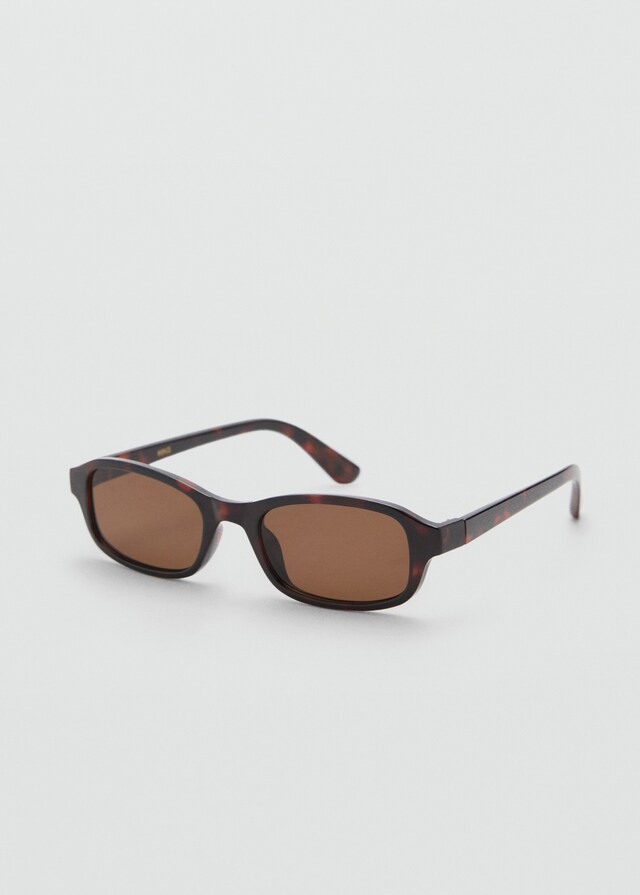 Mango Sonnenbrille mit rechteckigem Brillengestell Zeitlich begrenztes Angebot