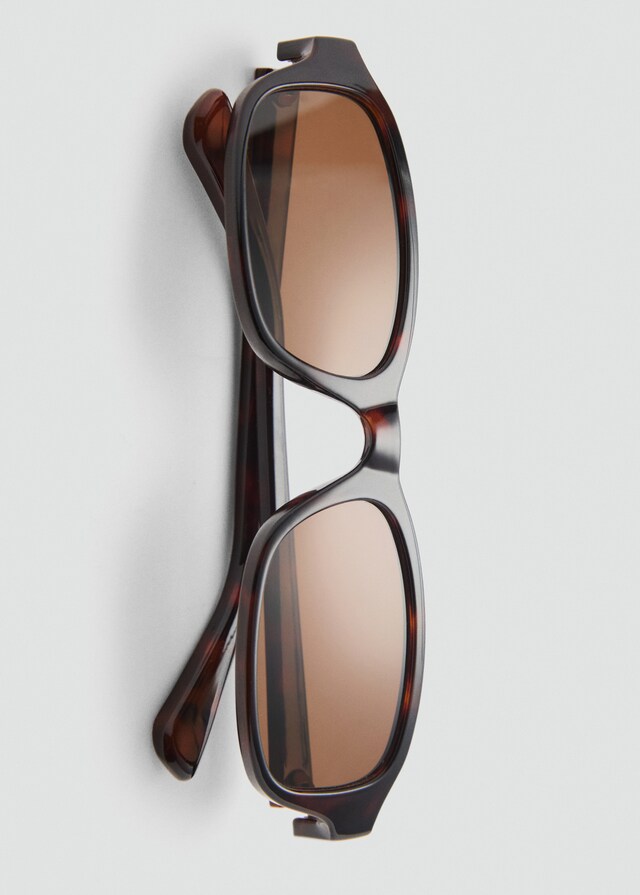 Mango Sonnenbrille mit rechteckigem Brillengestell Zeitlich begrenztes Angebot