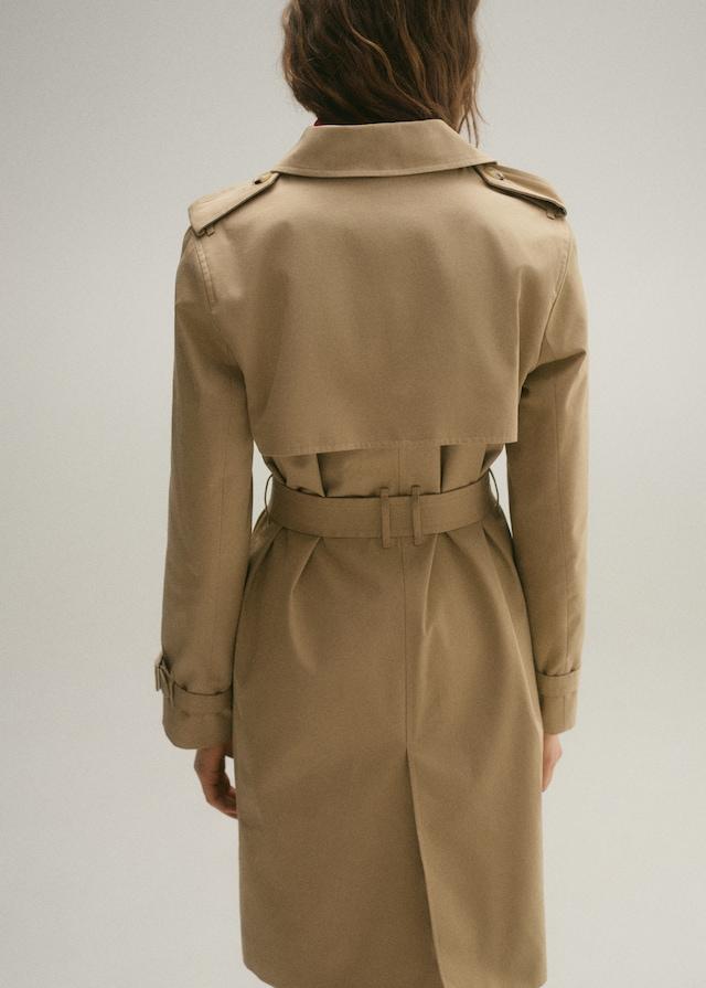 Mango Klassischer Trenchcoat mit Gürtel Riesige Rabatte