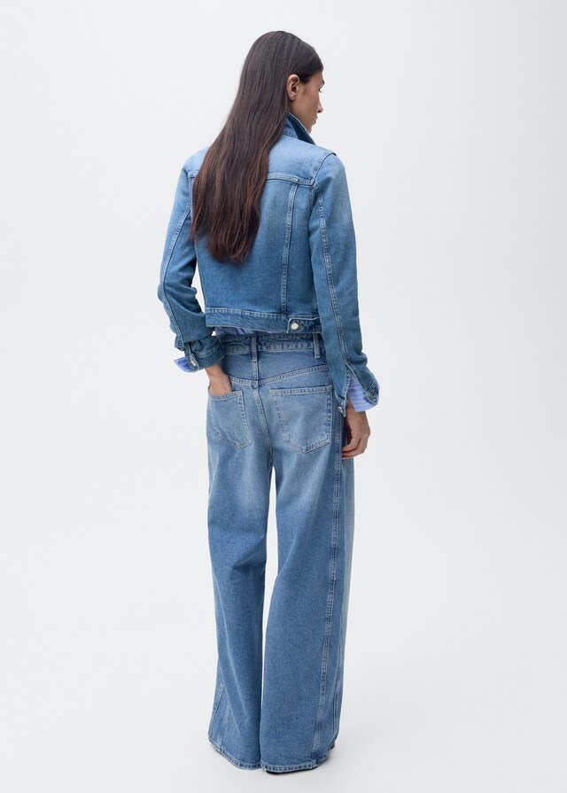 Mango Crop Jeansjacke 50% Rabatt mit kostenlosem Versand