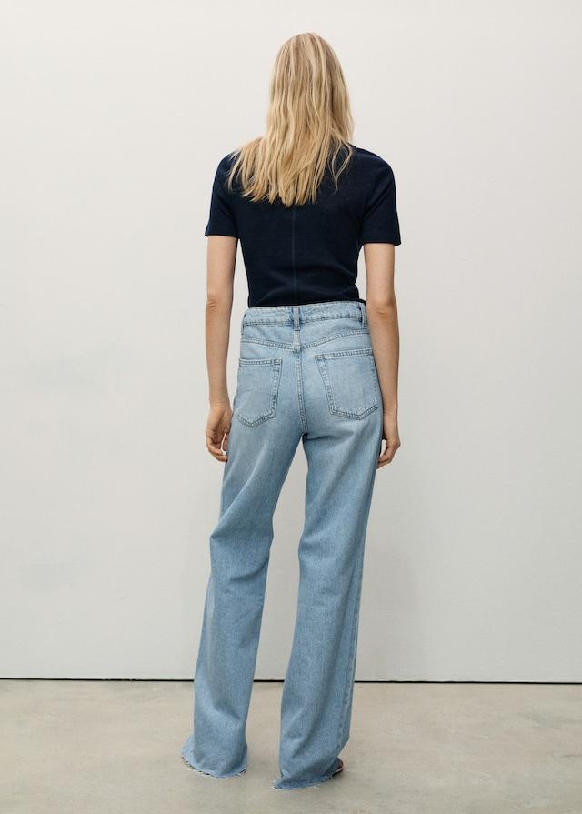 Mango Wideleg-Jeans mit hoher Bundhöhe Danila Clearance-Verkauf