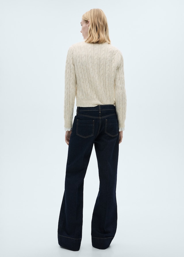 Mango Zopfmuster-Cardigan mit Ajourdetails Hotsell
