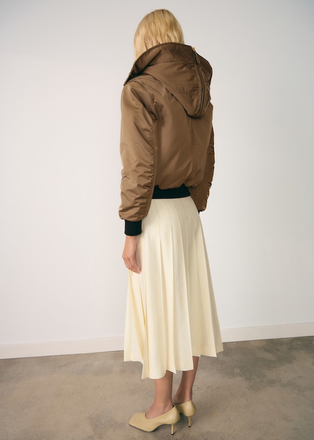 Mango Bomberjacke mit Shearling-Innenfutter Super Rabatt
