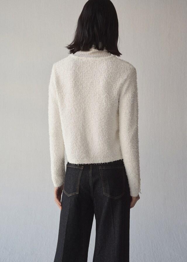 Mango Tweedjacke mit Schmuckknöpfen im Angebot