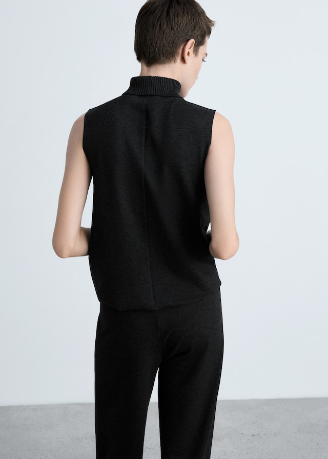 Mango Stricktop mit Rollkragen Online Shopping