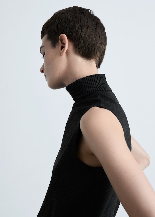 Mango Stricktop mit Rollkragen Online Shopping