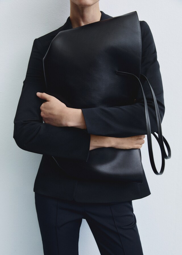Mango Shopper-Tasche mit Metalldetails Sonderangebote