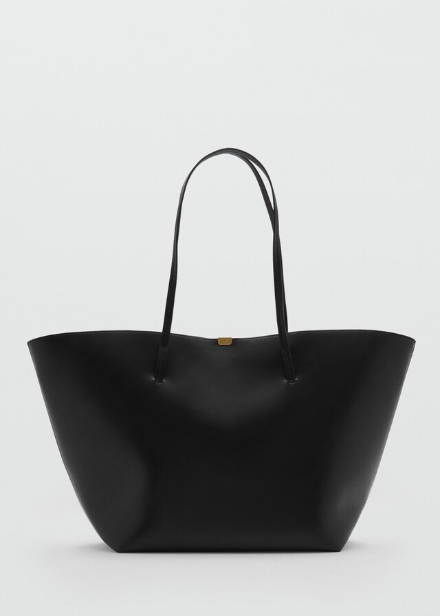 Mango Shopper-Tasche mit Metalldetails Sonderangebote
