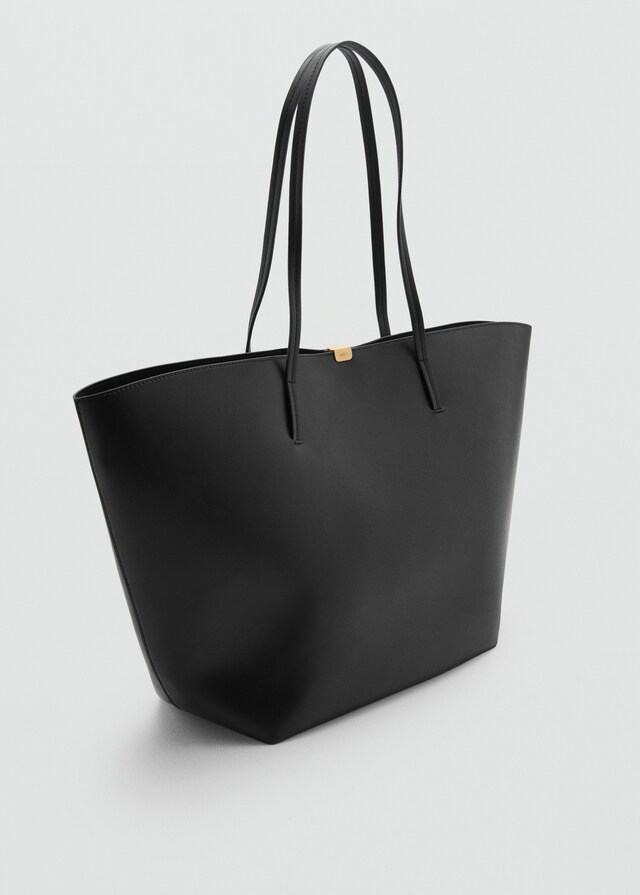 Mango Shopper-Tasche mit Metalldetails Sonderangebote