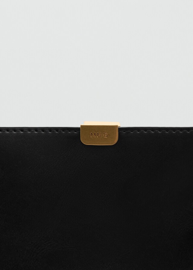 Mango Shopper-Tasche mit Metalldetails Sonderangebote