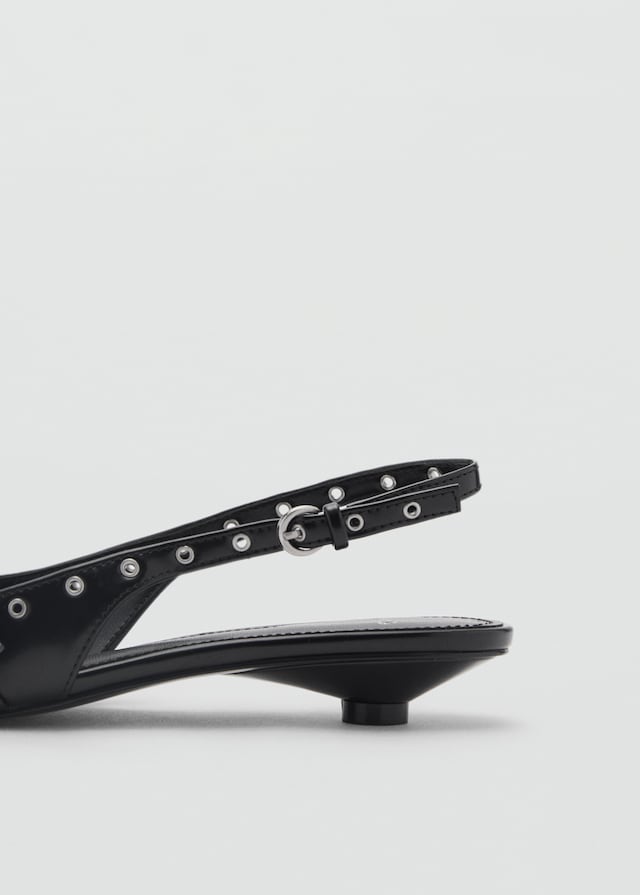 Mango Gestanzte Kitten-Heels Kostenlose Rückgabe