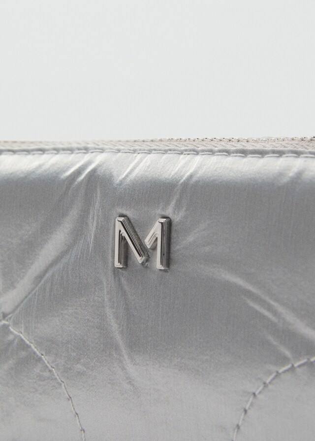 Mango Zip-Geldbörse mit Logo Bis zu 50% Rabatt
