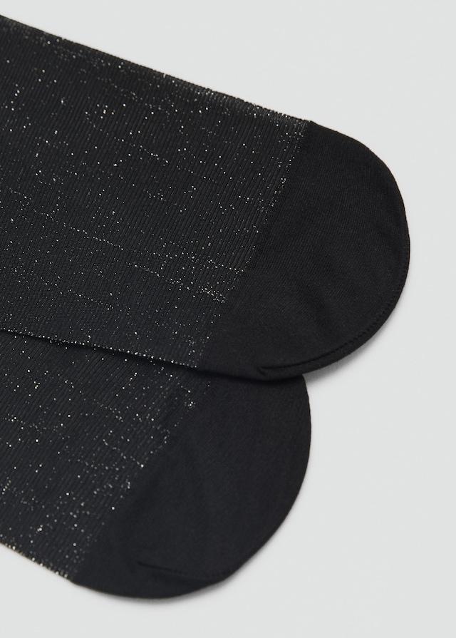 Mango Strumpfhose mit Lurex-Detail 2025