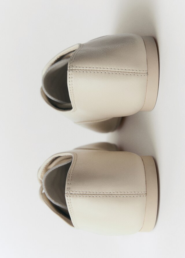 Mango Geschnürter Lederschuh Online
