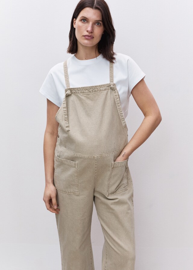 Mango Umstands-Latzhose aus Jeans Kostenloser Versand
