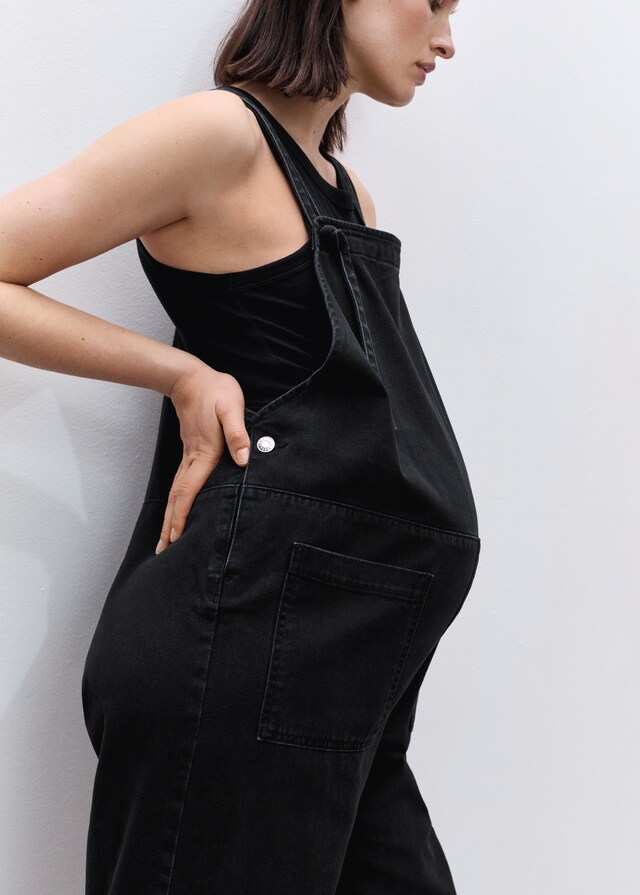 Mango Umstands-Latzhose aus Jeans Limitierter Zeitrabatt