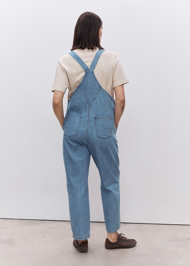 Mango Umstands-Latzhose aus Jeans Fabrik Onlineshop