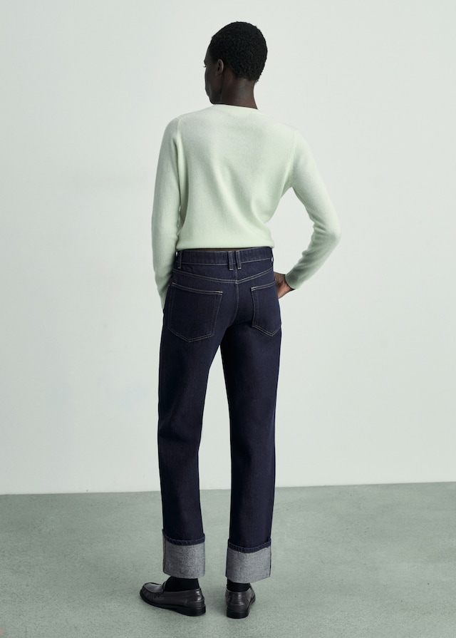Mango Rinse-Wash-Jeans mit Umschlag Flash Sale