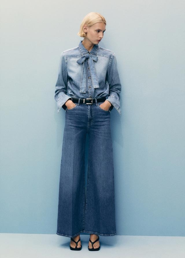 Mango Wideleg-Jeans mit hohem Bund Exklusivangebot