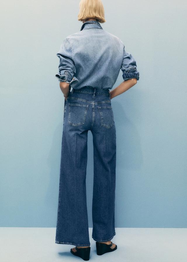 Mango Wideleg-Jeans mit hohem Bund Exklusivangebot