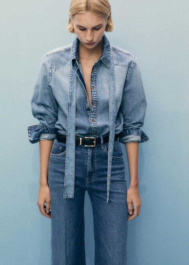 Mango Wideleg-Jeans mit hohem Bund Exklusivangebot