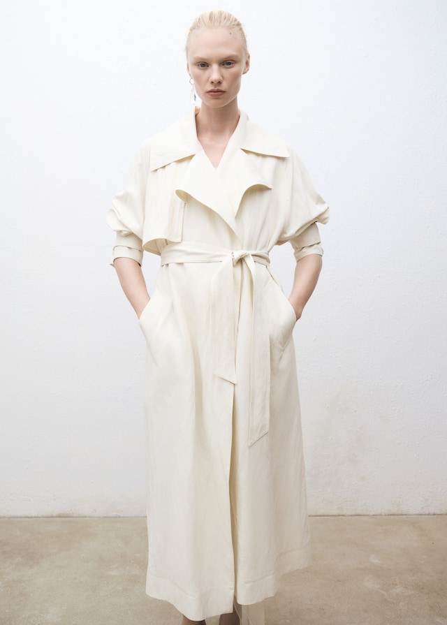 Mango Oversized-Trenchcoat mit Reverskragen 50% Rabatt mit kostenlosem Versand