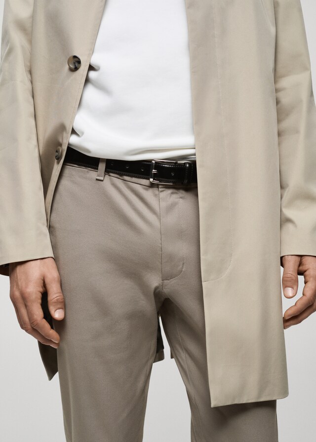 Mango Slim-Fit-Chinohose Barna aus Serge Hotsell