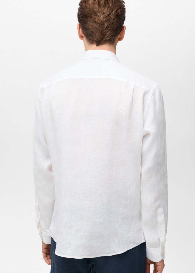 Mango Regular-Fit-Hemd aus 100 % Leinen Günstig kaufen