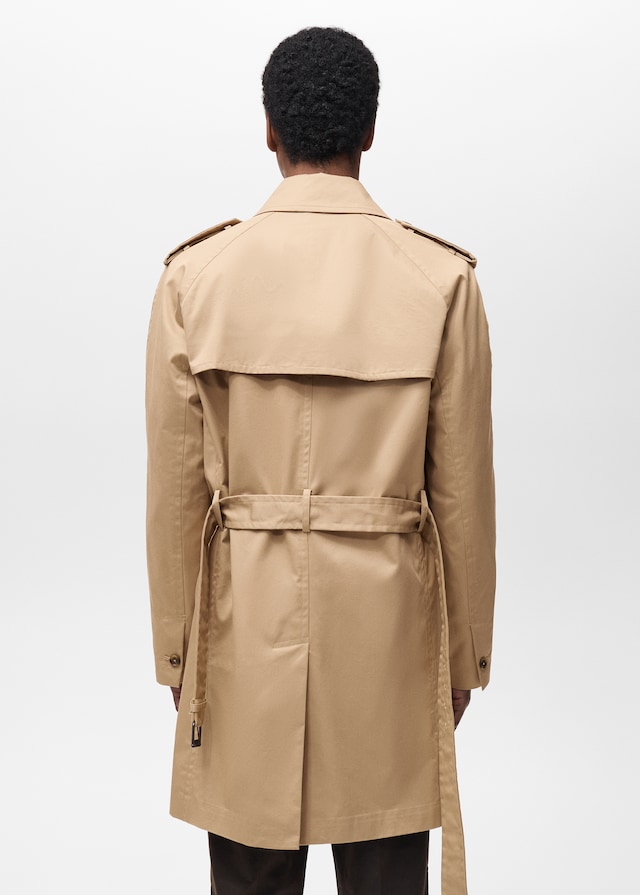Mango Wasserabweisender Trenchcoat mit Gürtel Cyber Monday