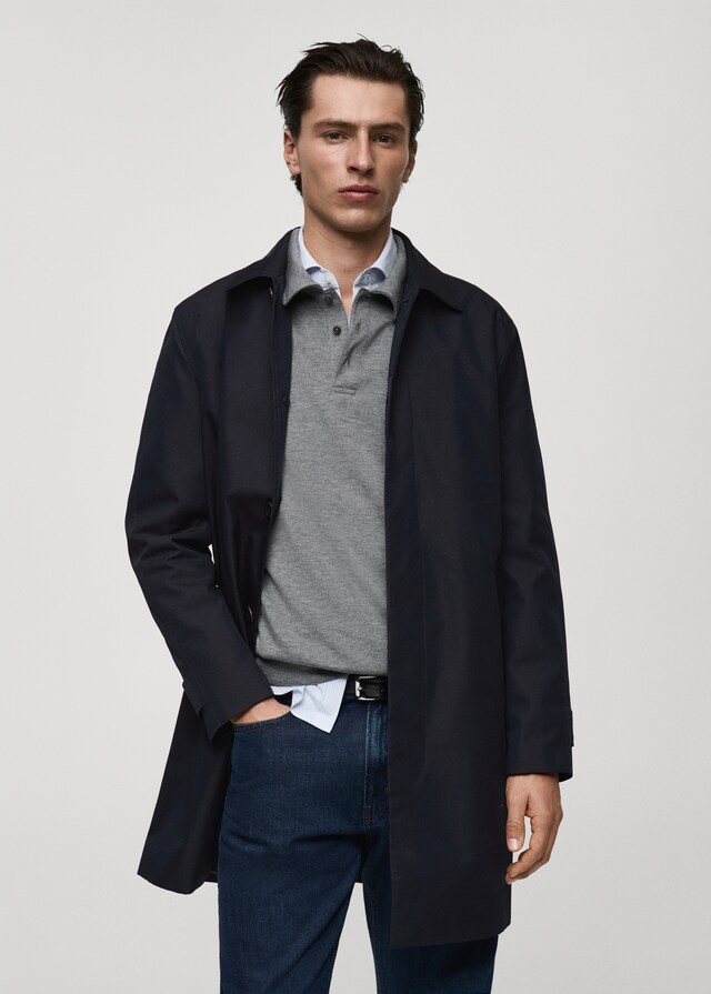 Mango Klassischer wasserabweisender Trenchcoat Weihnachtsangebot