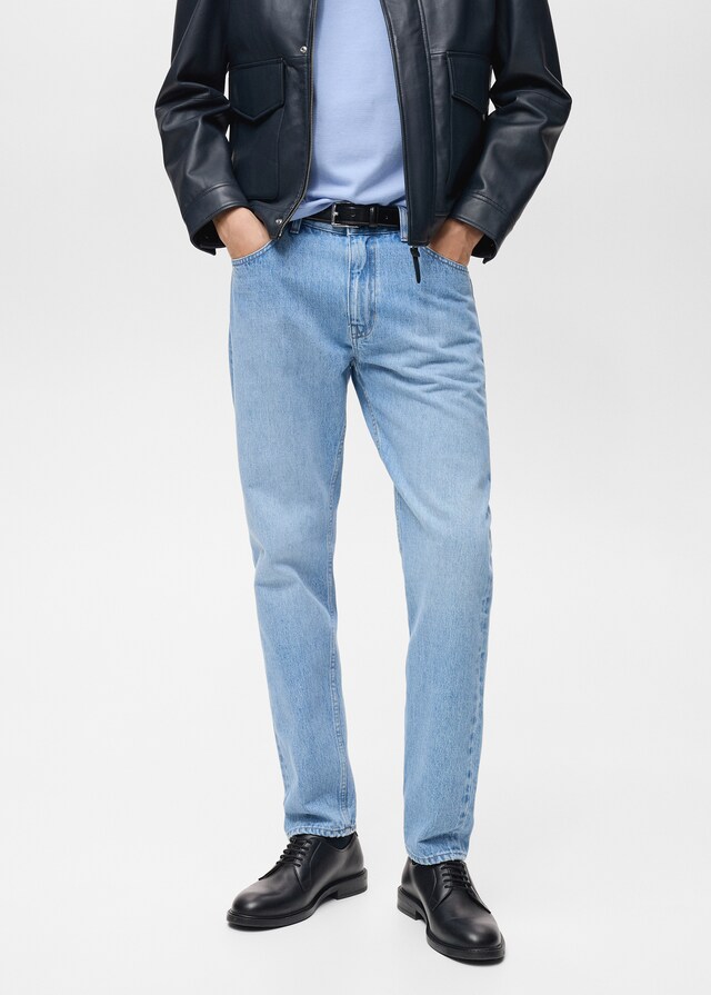 Mango Tapered-Fit-Selvedge-Jeans Neueste Mode