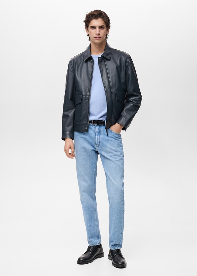 Mango Tapered-Fit-Selvedge-Jeans Neueste Mode